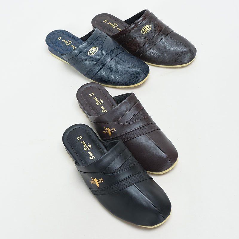 紳士前閉じヘップサンダル(スパイク底)