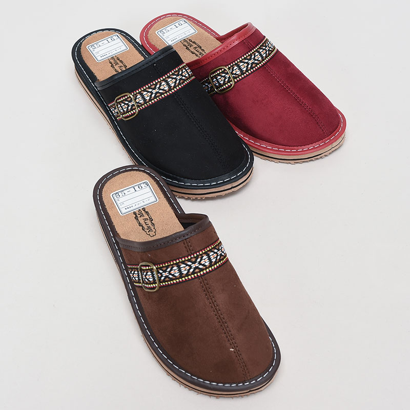 婦人デザインサボサンダル