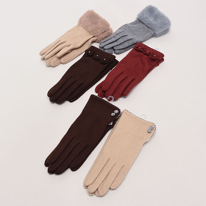 婦人デザイン縫い手袋(3型)