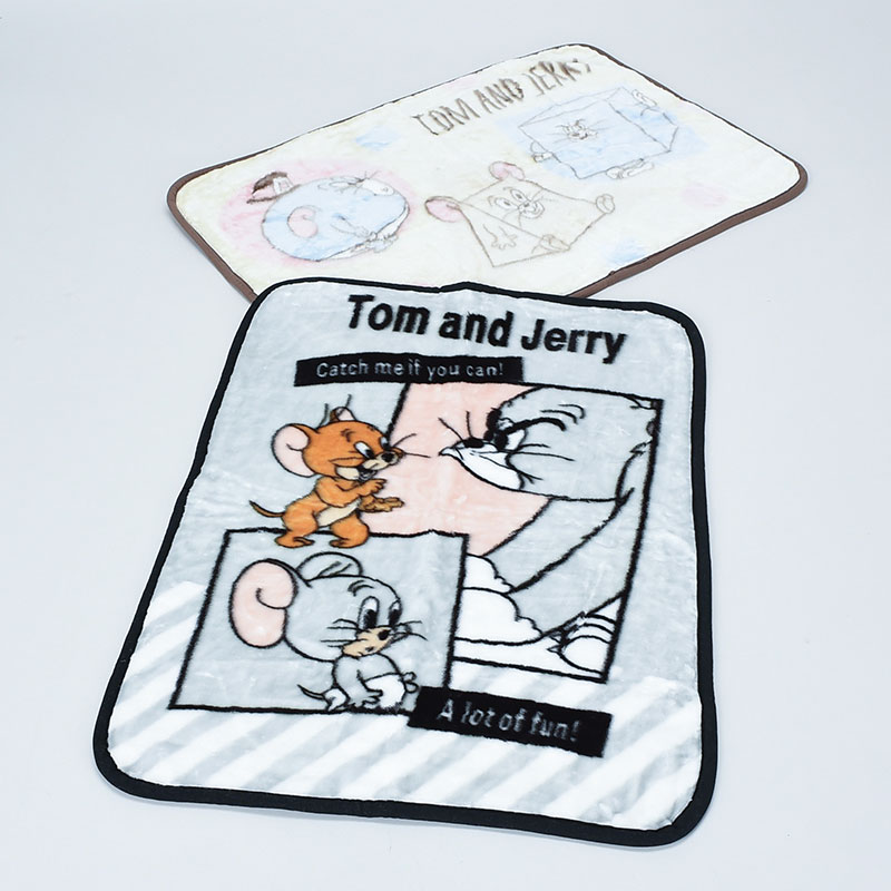 トムとジェリーひざ掛け