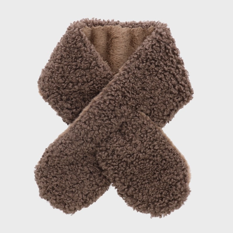 シープボア差込みティペットマフラー