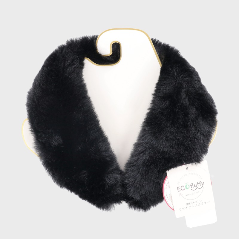 『EC*fluffy』マグネット付きエコファープチマフラー(単色)