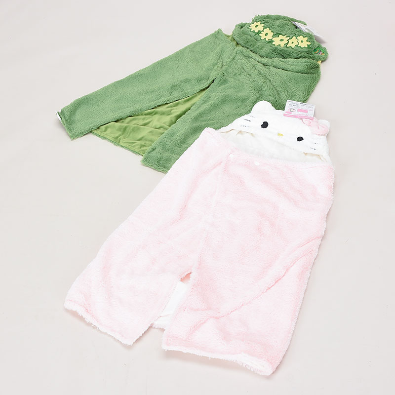 特価キャラフード付きブランケット