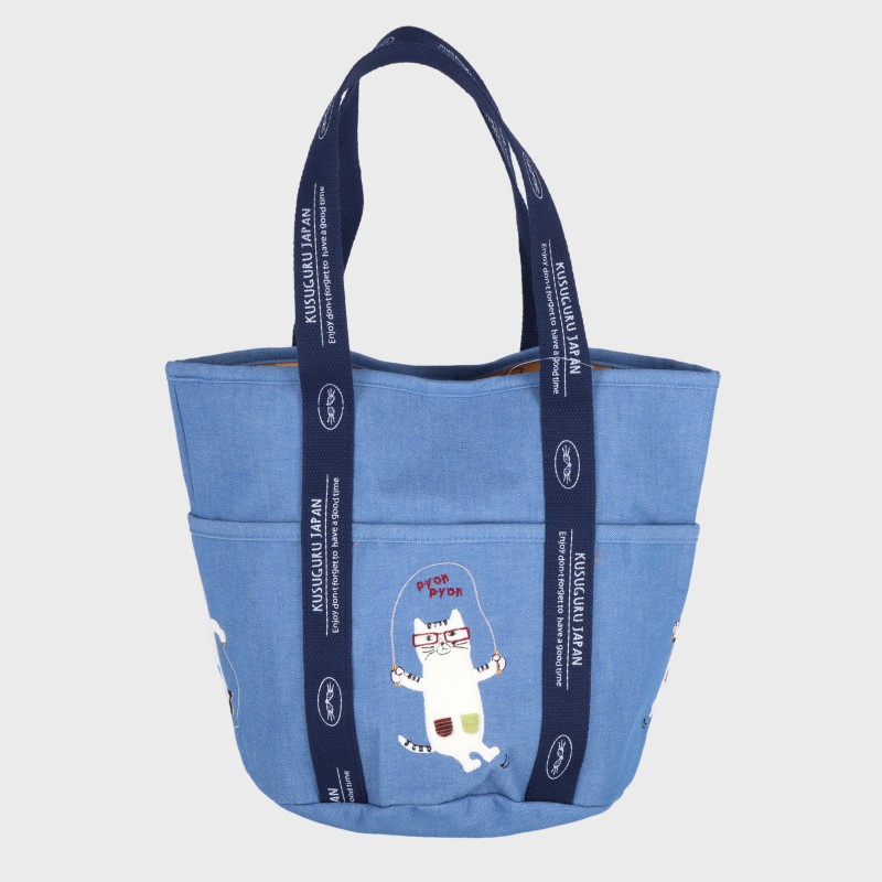 婦人『クスグルジャパン』ネコまるけバケツバッグ