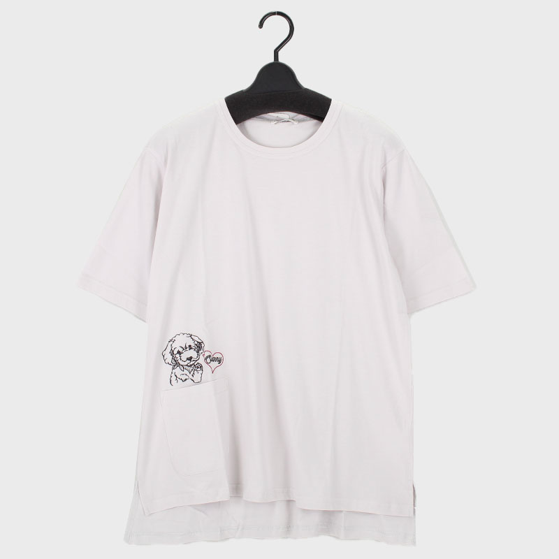 婦人5分袖接触冷感Tシャツ