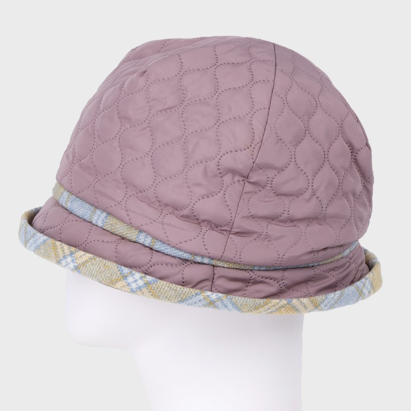『軽温』ふわりと軽いキルティングハット(エッジアップ)・洗濯機洗い可能