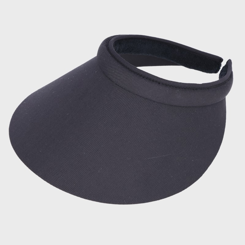 布張り無地クリップバイザー/サンバイザー