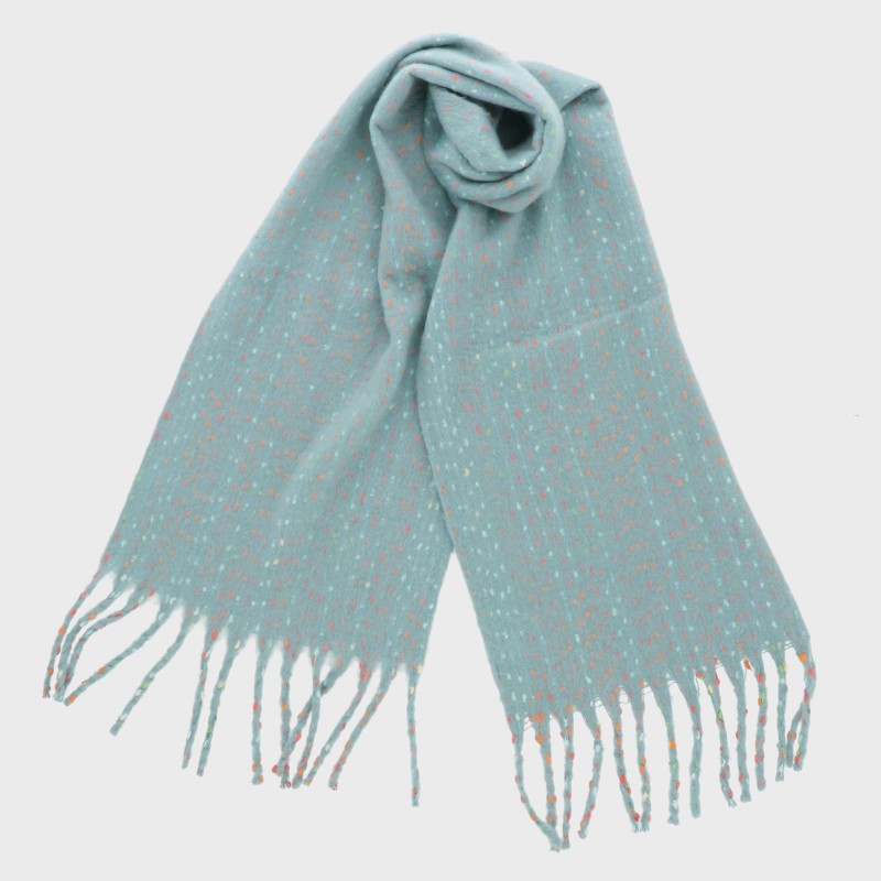 ふわもこマフラー太フリンジネップ