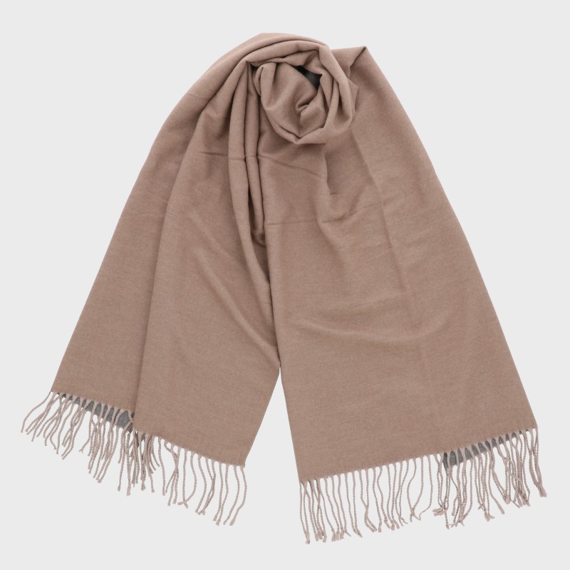 リバーシブル無地ストール