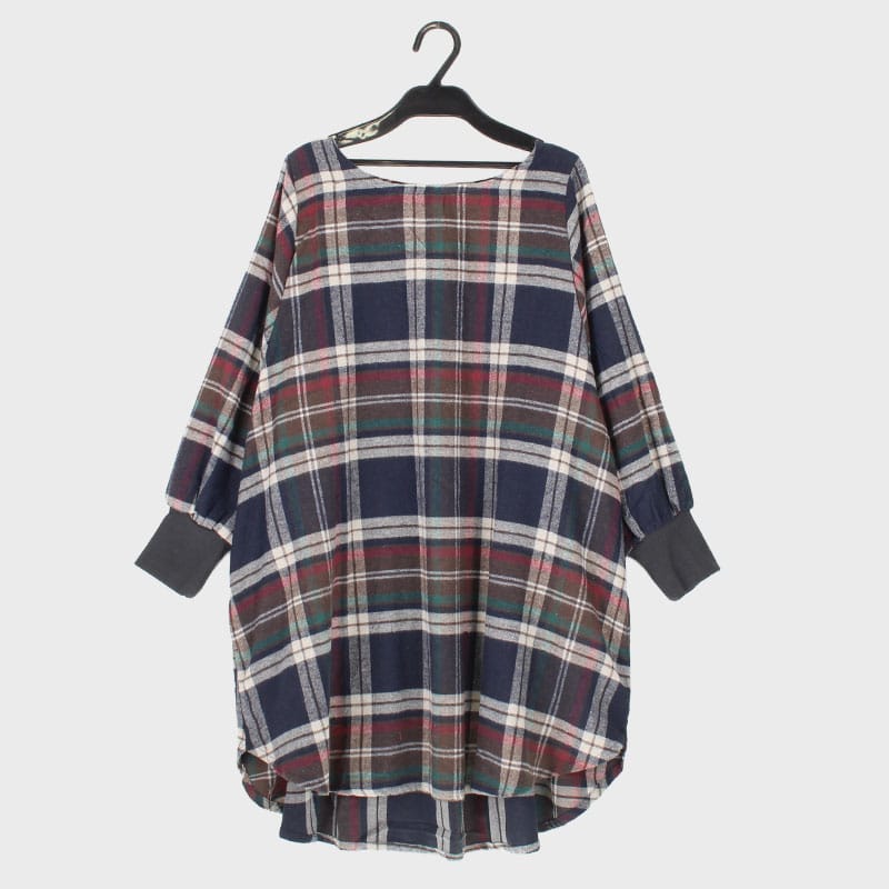 婦人袖口リブ付きかぶり型カッポー