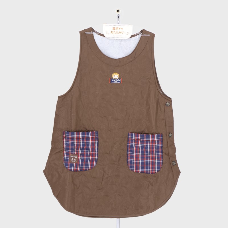 婦人裏ボアタバードエプロン