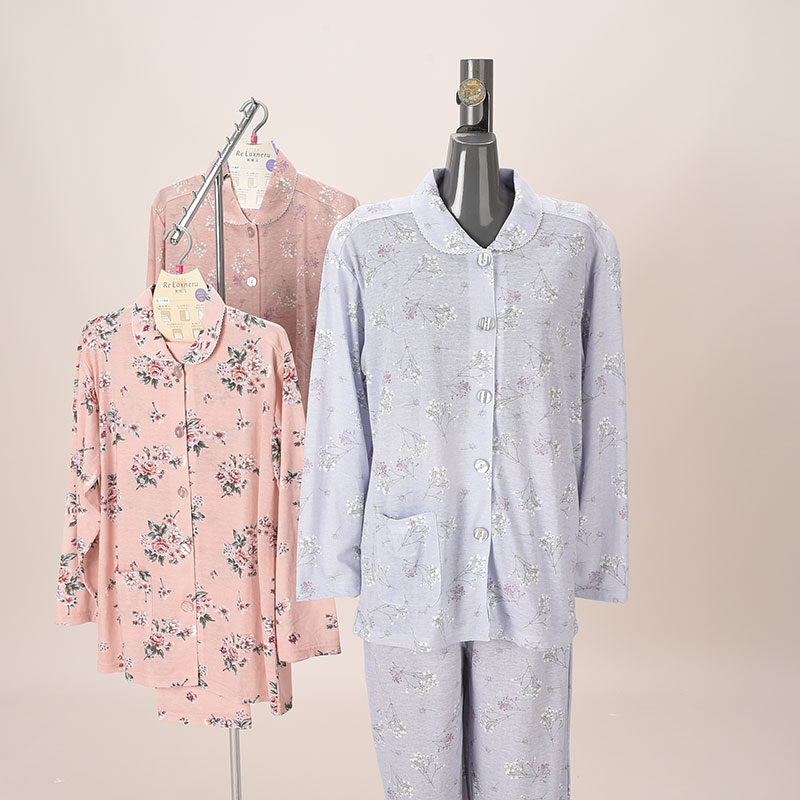 婦人ジャガード天竺パジャマ