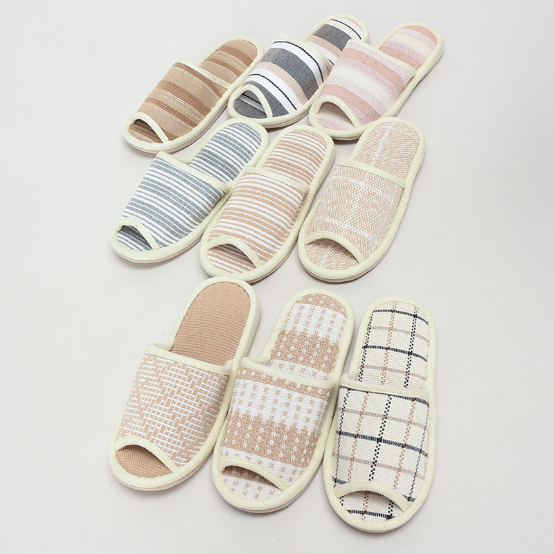 特価婦人外縫インド綿スリッパ