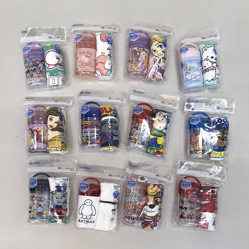 特価キャラ抗菌ケース付きおしぼり