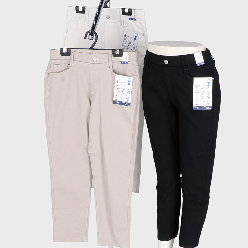 婦人冷感抗菌カラーアンクルレギパン