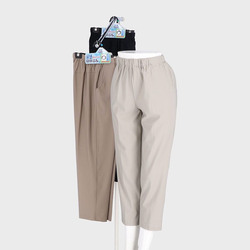 婦人涼感ハイテンション無地めちゃらくパンツ60