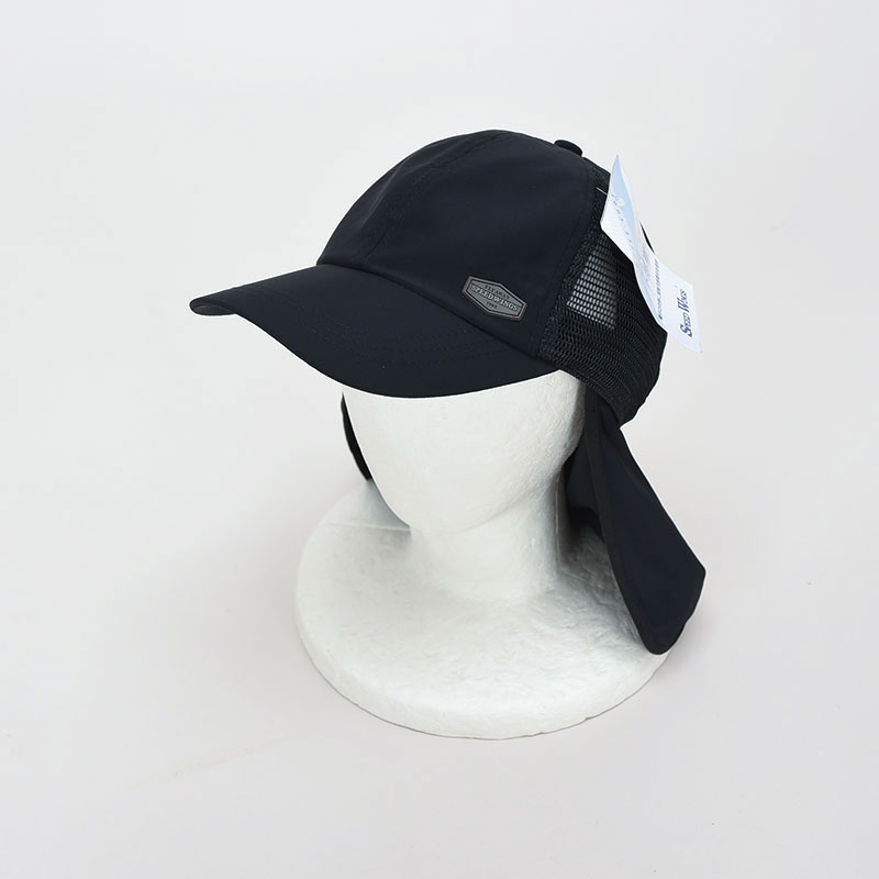 紳士冷感垂れ付きキャップ