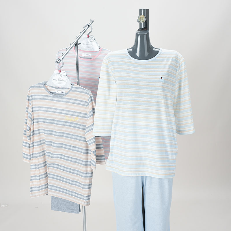 婦人7分袖天竺Tスーツ