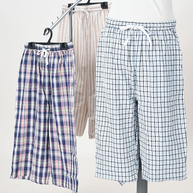 婦人綿100%サブリナパンツ