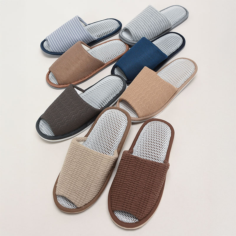 超特価紳士Wメッシュ外縫スリッパ