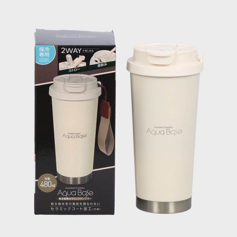 アクアベース 真空断熱セラミックタンブラー480ml