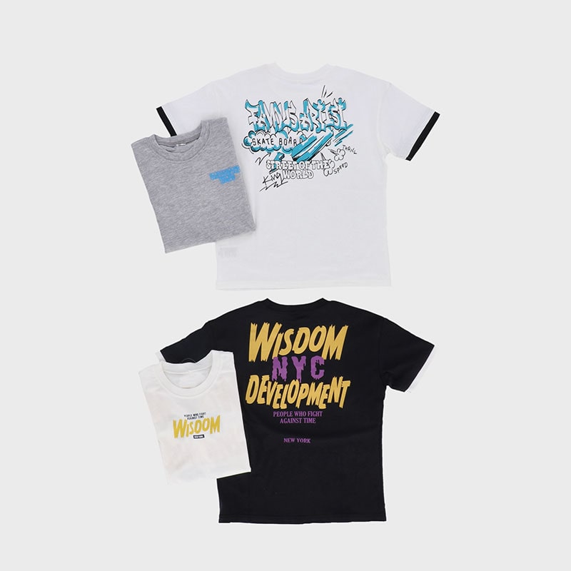 男児合寸半袖Tシャツ2柄