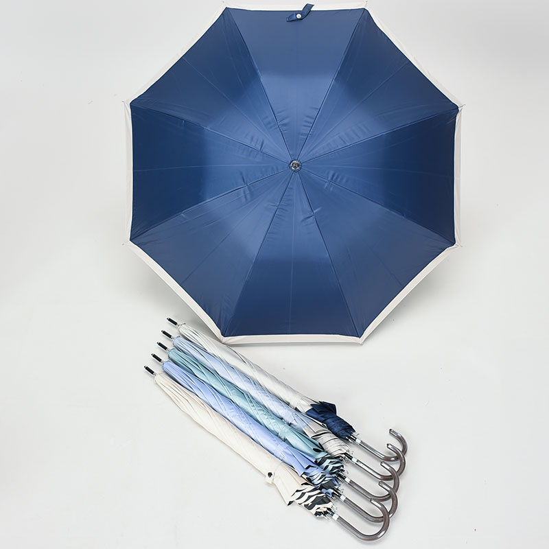 晴雨兼用グラス骨裏ブラック50cm傘