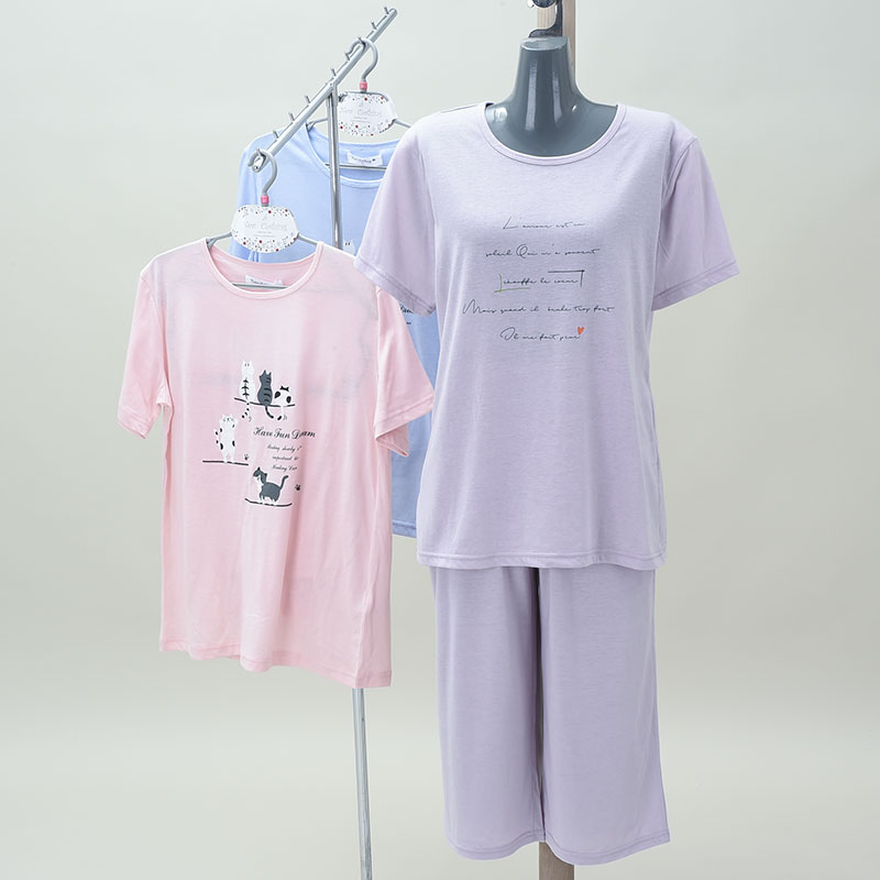 婦人半袖天竺Tスーツ