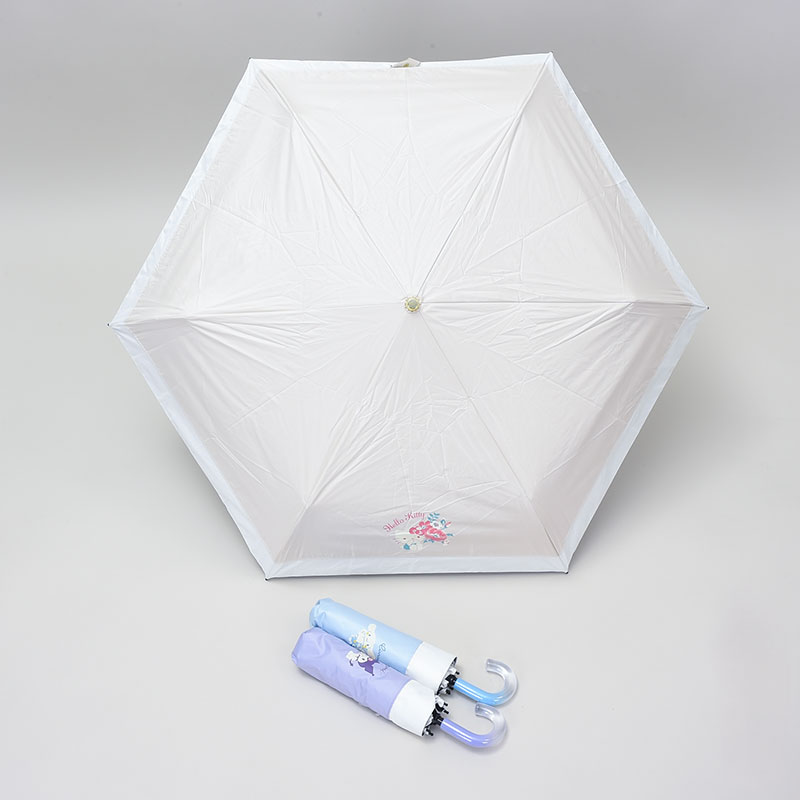 サンリオ晴雨兼用折り傘切替タイプ