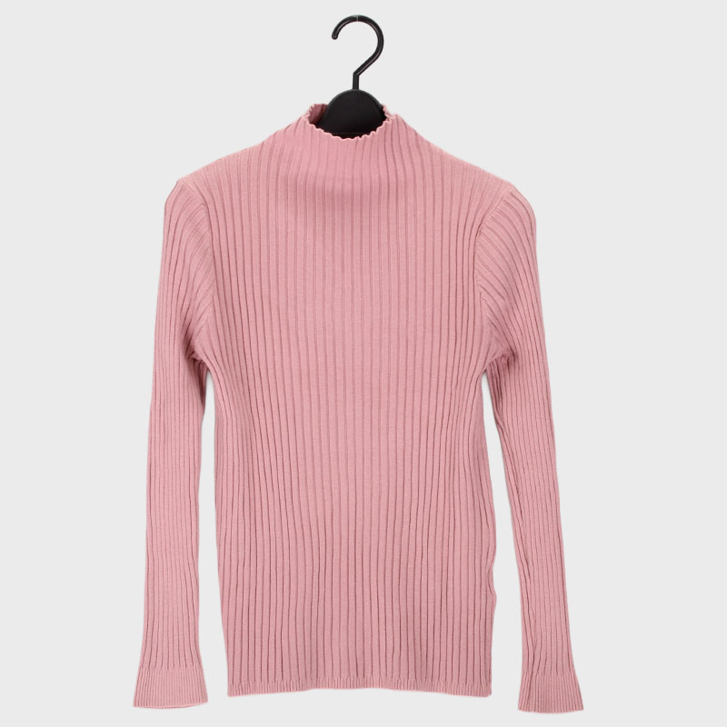 婦人ワイドリブセーター