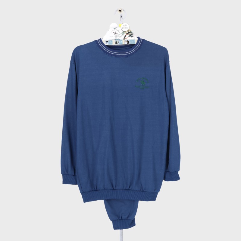 紳士『SANTA BARBARA POLO』裏綿ダンボール無地丸首Tスーツ