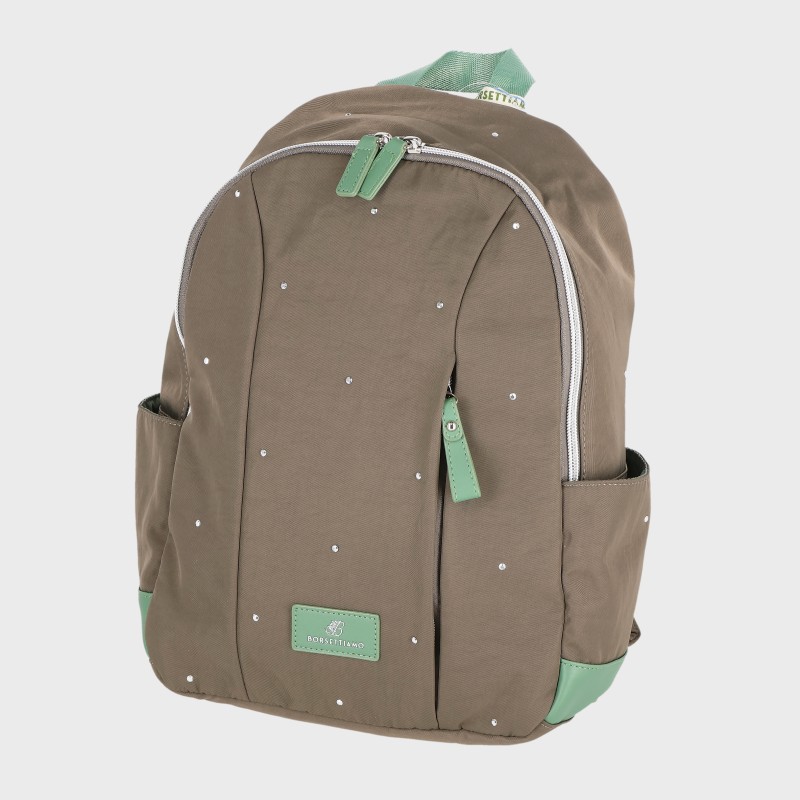 婦人ストーン付きリュック