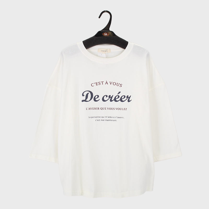 婦人7分袖Tシャツ