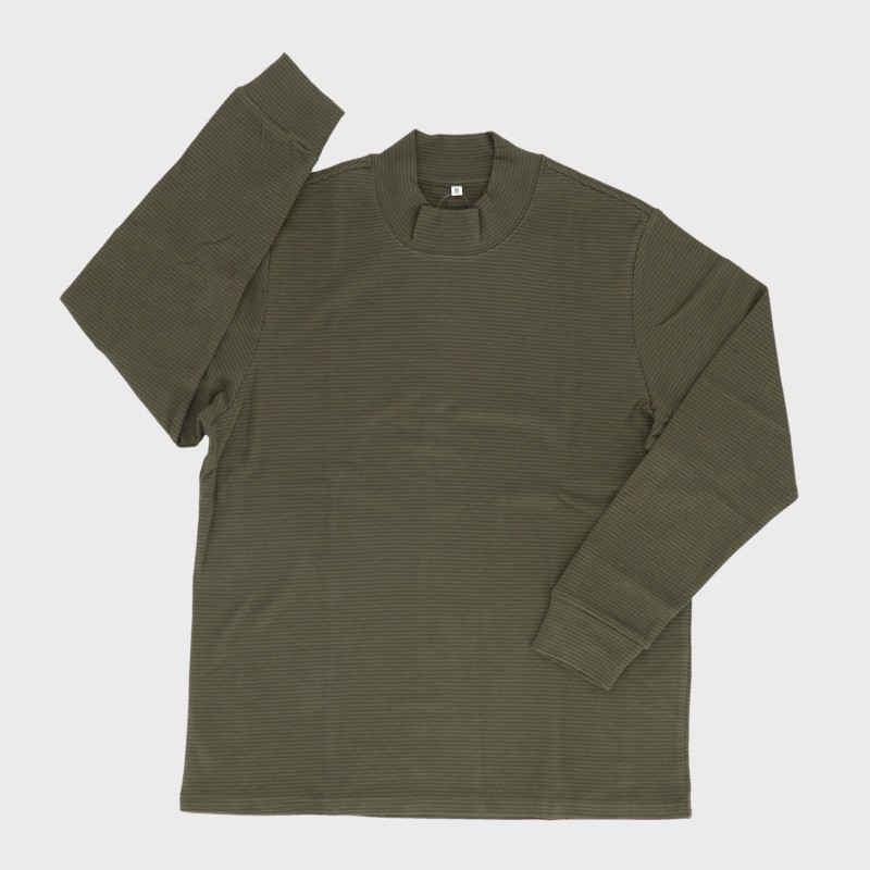 紳士ハイネックボーダーTシャツ