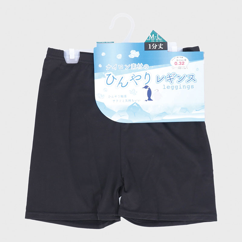 婦人ナイロンベア天1分丈レギンス(サイズ込)