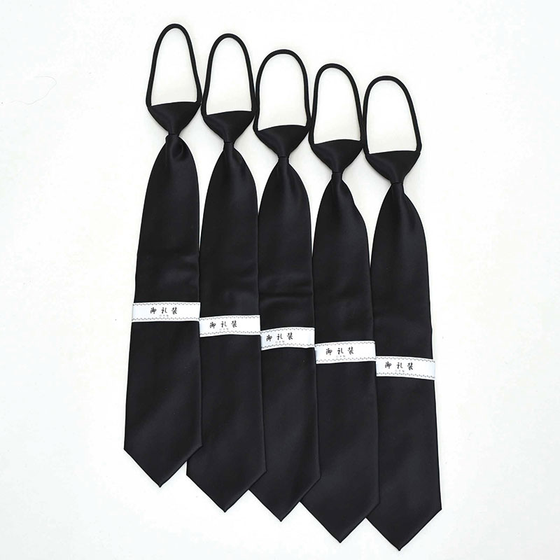 紳士ループネクタイ 黒 ファッション小物 卸 仕入れサイト Self Web Shop 大西衣料株式会社