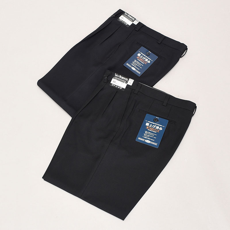 紳士ツータックスラックス(股下70cm)