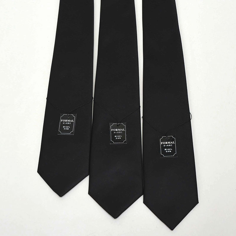 紳士シルクネクタイ(黒)