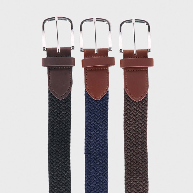 紳士ゴムメッシュベルト無地