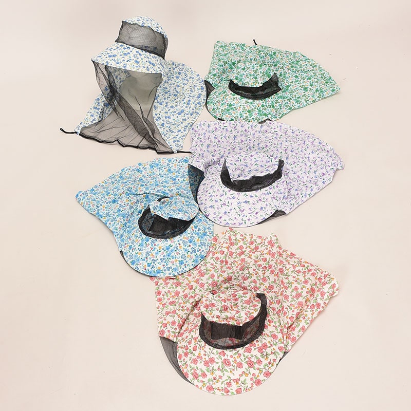 婦人防虫ネット農帽子