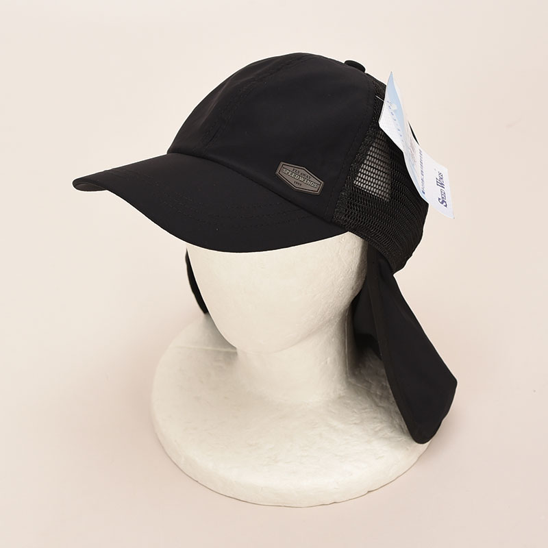 紳士冷感垂れ付きキャップ