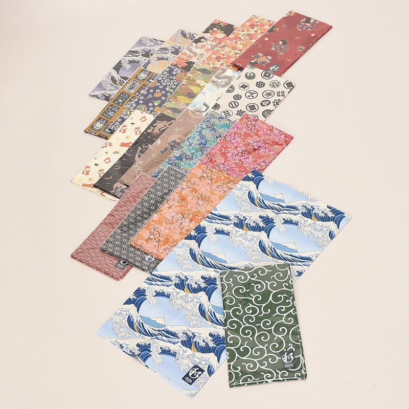 日本製和柄大判ハンカチ