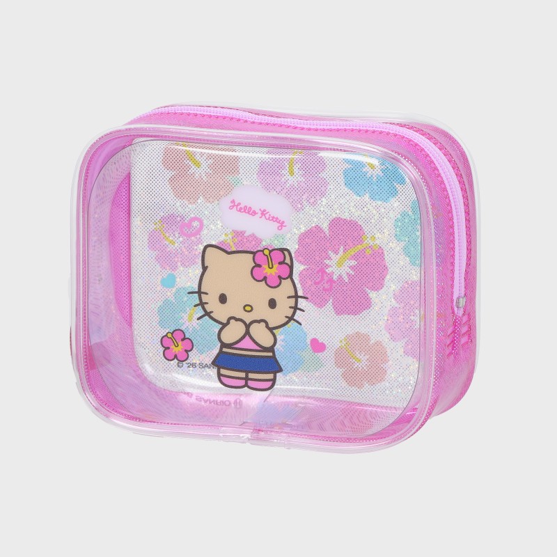 『サンリオ/Sanrio』サンリオキャラクターズ(日焼けシリーズ)キラキラクリアポーチ