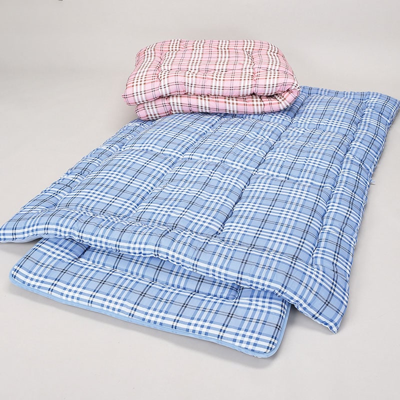 合繊組み布団S チェック柄