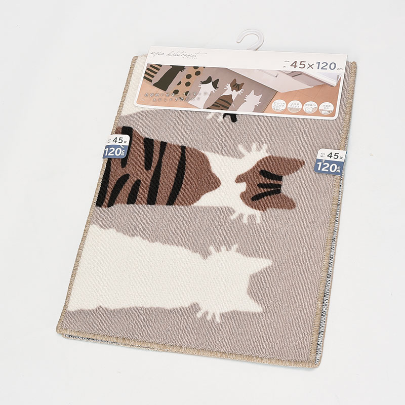 ねこの背中キッチンマット