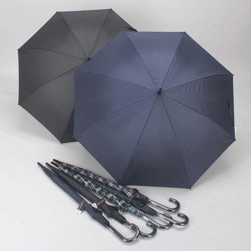 紳士グラス骨70cmジャンプ傘(無地&柄)