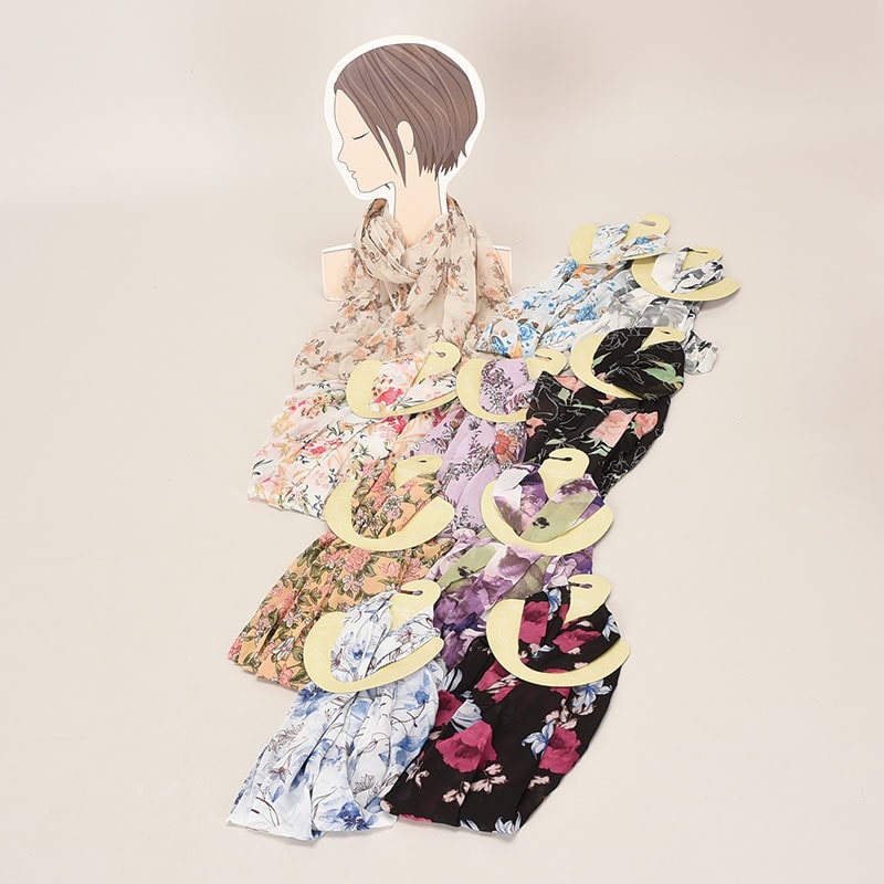 プリントロングスカーフ