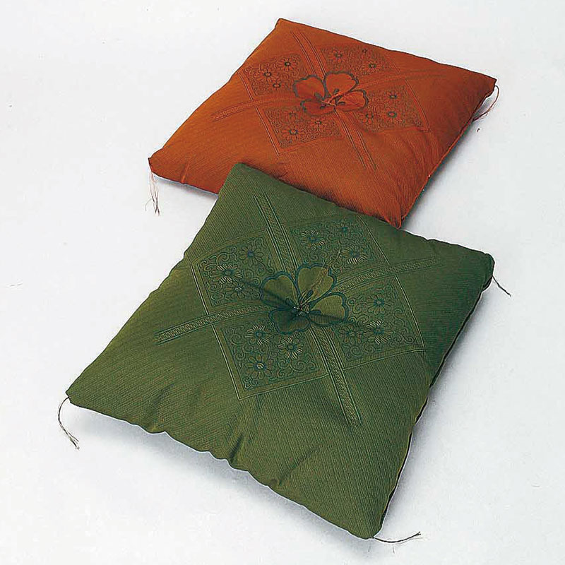 八端伴座布団 グリーンのみ