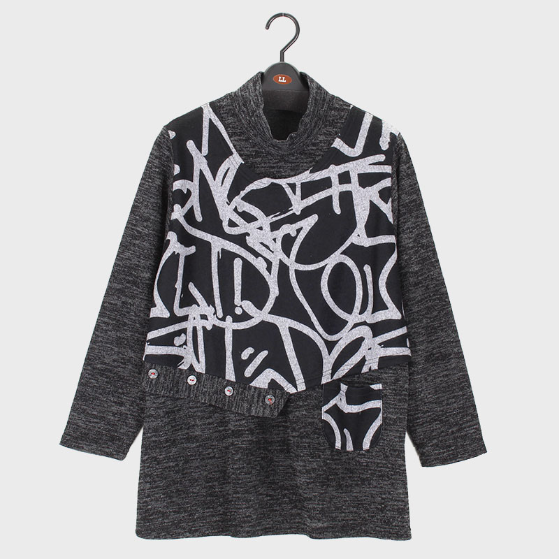 婦人LL寸HNアンサンブル風チュニック