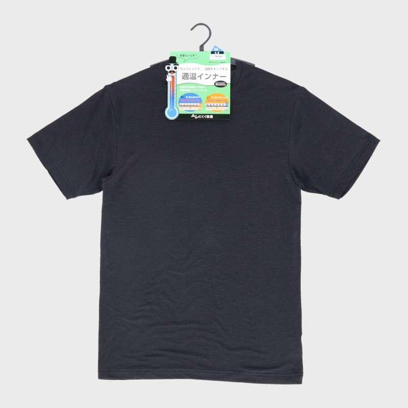 紳士『適温インナー』半袖丸首Tシャツ